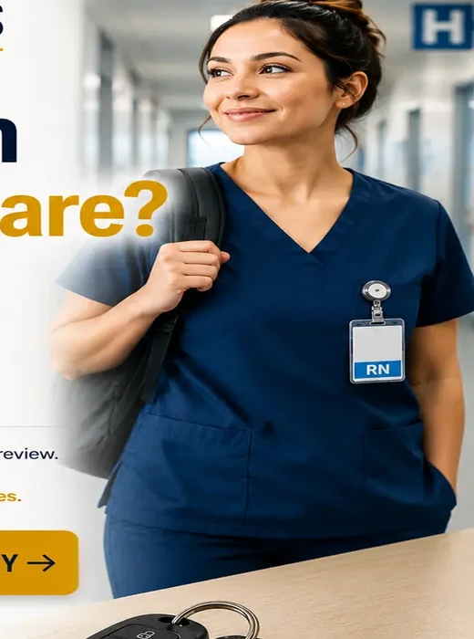 Healthcare professional in a clinical setting
